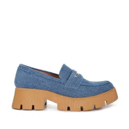 London Rag Women's Blue Casual Loafers image 1