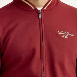 Levi's Red Regular Fit Logo Printed Sweatshirt image 5