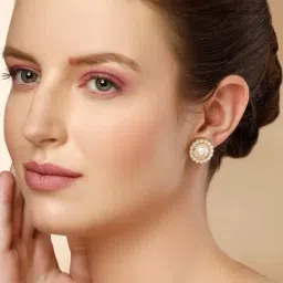 Karatcart Gold-Tone Plated Earrings for Women image 2