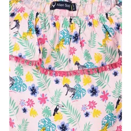 Allen Solly Junior Pink Floral Print Top image 3