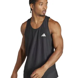 Adidas Black Regular Fit Gym Vest image 1