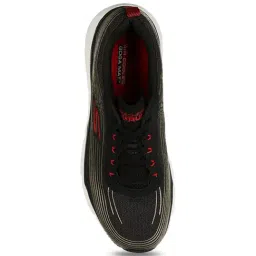 Skechers Men's MAX CUSHIONING ELITE Black Gold Running Shoes image 3