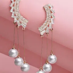 Karatcart Gold-Tone Plated Earrings for Women-image-88