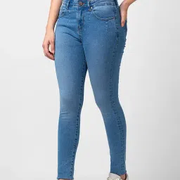 Spykar Blue High Rise Jeans image 3