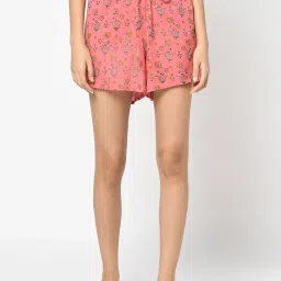 Fabindia Pink Cotton Printed Top Short Set image 4