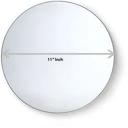 ARYAANSH Round Shaped Glass Wall Mirror image 5