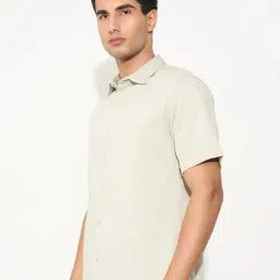 Peregrine By Pantaloons Green Regular Fit Shirt image 3