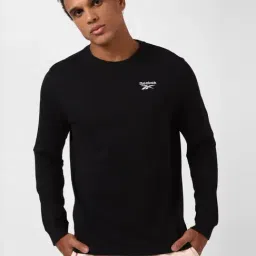 Reebok Black Cotton Slim Fit Sports T-Shirt-picture-19
