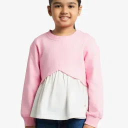 Ed-a-Mamma pink Cotton Regular Solid Sweatshirt-image-56