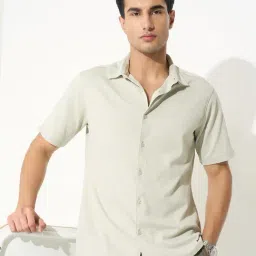 Peregrine By Pantaloons Green Regular Fit Shirt image 4