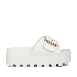 London Rag Women's White Casual Sandals-image-83