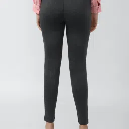 Van Heusen Grey Regular Fit Mid Rise Pants image 2