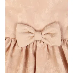 allen solly junior Allen Solly Kids Peach Printed Frock, Bloomers with Headband image 4