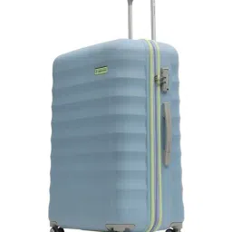 Uppercase Striker Light Blue Textured Large Hard Checked Luggage-picture-14