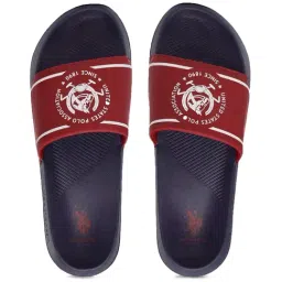 U.S. Polo Assn. Men's ZANE 4.0 Red Slides-image-8