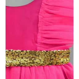 A.T.U.N. Fuchsia Solid Dress image 3