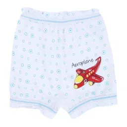 Dyca Kids White Cotton Printed Bloomers (Pack of 6) image 5