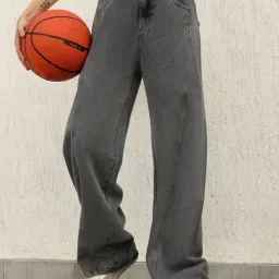 Hubberholme Grey Regular Fit High Rise Jeans-picture-35