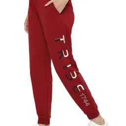 Solly by Allen Solly Maroon Printed Joggers image 3