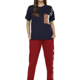 Solly by Allen Solly Maroon Printed Joggers image 4