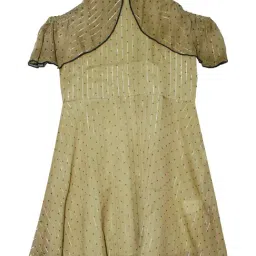 Kiddopanti Kids Olive Printed Dress-image-95