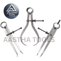 Aastha Tools Spring Joint Caliper Set (Inside, Outside & Divider) 0-300 mm Measure Range (Set of 3) image 2