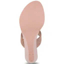 Mochi Women's Rose Gold Toe Ring Wedges image 4