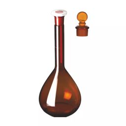 Glassco 100 ml Amber Glass Volumetric Flask QRL.130.576.06A-picture-31