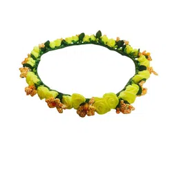 Loops n knots Stainless Steel Sheeshphool Floral Tiara Crown Head Jewellery-picture-28