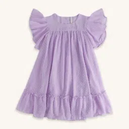 Pantaloons Junior Purple Cotton Regular Fit Dress-image-14