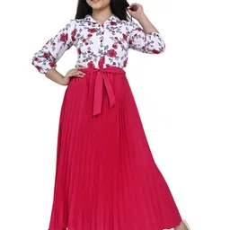 LIME N LEMON Kids-Girls Pink Dresses image 2