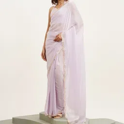 Kalista Embellished Sequinned Tissue Saree-picture-12