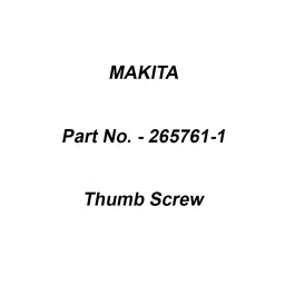 Makita Thumb Screw Size M5x10 mm Suitable For MT360, Part No 265761-1-picture-10
