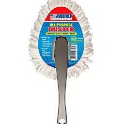 Aipl-Abro 64x8 cm White Microfiber Duster Pack of 1 Pc-image-0
