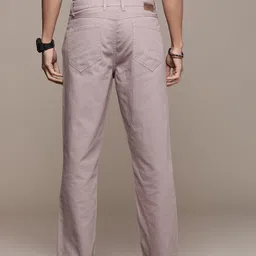 Roadster Men Solid Chinos Trousers image 3