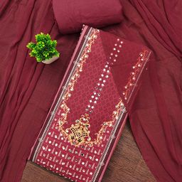 MANVAA Printed Viscose Rayon Unstitched Dress Material-picture-15