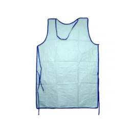 UniforMD Free Size Plain White, Blue PVC Unisex Apron for Hospitals and Clinics, AP01PVC-picture-37