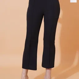 LECOWAR Women Pack of 2 Mid-Rise Regular Fit Comfort Trousers-image-46