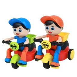 NEGOCIO 60 Degree Rotating Tricycle Toy Pizza Food delivery Toy No Battery Required- PACK OF 1 - COLOR MAY VARY image 2