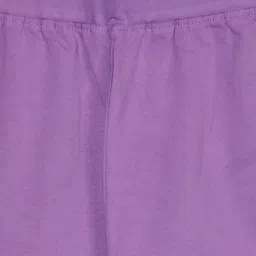 Kiddopanti Solid Capri Leggings - Lavender image 4