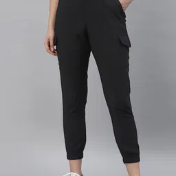 Red Tape Women Black Joggers-image-24
