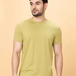 Being Human Green Regular Fit Crew T-Shirt image 1