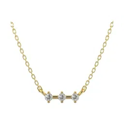Silvermist 925 Sterling Silver Strike of Three Necklace for Women & Girls-picture-35