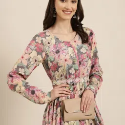 showoffff SHOWOFF Multicolor Embellished Midi Dress image 1