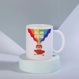 FNP Multicolor Ceramic Out & Proud Coffee Mug (325ml)-picture-8