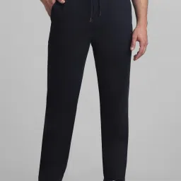 Jack & Jones Navy Blazer Cotton Regular Fit Trackpants image 1