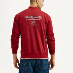 Levi's Red Regular Fit Logo Printed Sweatshirt image 2
