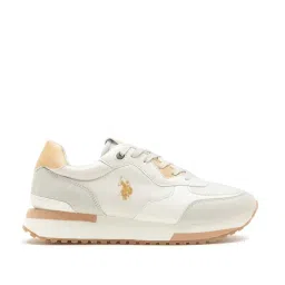 U.S. Polo Assn. Women's Off White Running Shoes image 1