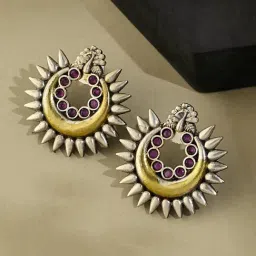 Fabindia Metal Studs Earrings-image-71