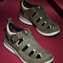 Woodland Men's Olive Fisherman Sandals image 1